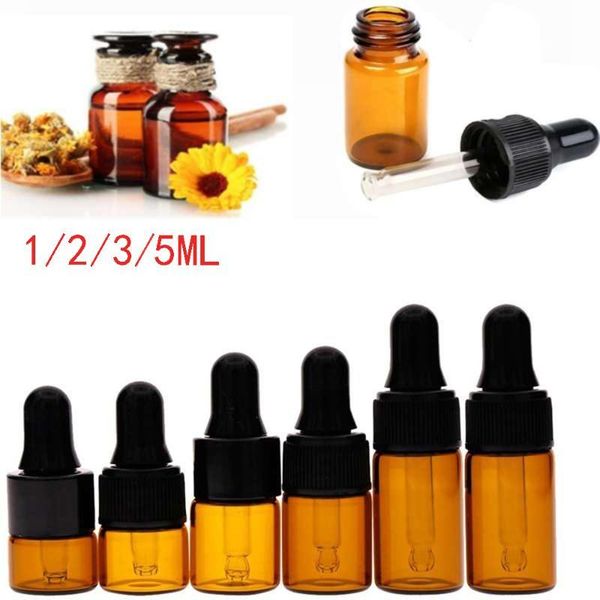 10pcs empty dropper essential oil bottle perfume travel amber container refillable portable makeup tools & accessories 1/2/3/5ml
10pcs empty dropper essential oil bottle perfume travel amber container refillable portable makeup tools & accessories 1/2/3/5ml