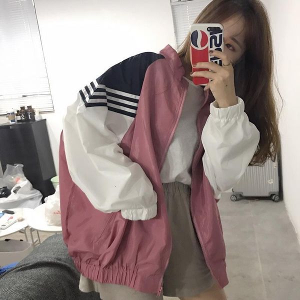 autumn new women's casual spring fashion jacket punk college harajuku zipper loose large size thin long sleeve jacket, Black;brown
autumn new women's casual spring fashion jacket punk college harajuku zipper loose large size thin long sleeve jacket, Black;brown