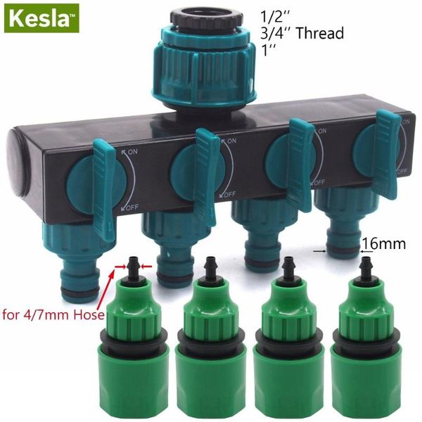watering equipments kesla garden drip irrigation 4-way tap hose splitter for 4/7mm w/ 4 fittings pipe quick connectors greenhouse
watering equipments kesla garden drip irrigation 4-way tap hose splitter for 4/7mm w/ 4 fittings pipe quick connectors greenhouse