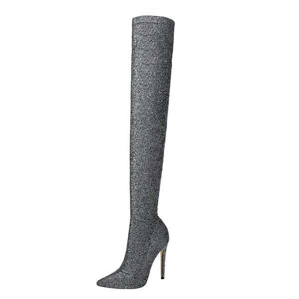 2020 trecho crystal mode parade half leather toe tip over-the-knee shoes with high leap boots tips from foot woman boot 125-2 7xs8, Black
2020 trecho crystal mode parade half leather toe tip over-the-knee shoes with high leap boots tips from foot woman boot 125-2 7xs8, Black