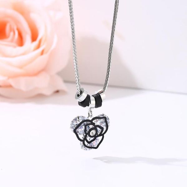 pendant necklaces luxury cubic zirconia flower & pendants gold color choker short necklace for women gift 2021 fashion jewelry, Silver
pendant necklaces luxury cubic zirconia flower & pendants gold color choker short necklace for women gift 2021 fashion jewelry, Silver