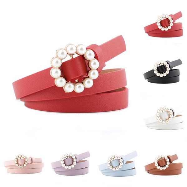 fashion round buckle pearls beading alloy belt for women faux leather thin waistband candy color dress jeans belt cinturon mujer, Black;brown
fashion round buckle pearls beading alloy belt for women faux leather thin waistband candy color dress jeans belt cinturon mujer, Black;brown