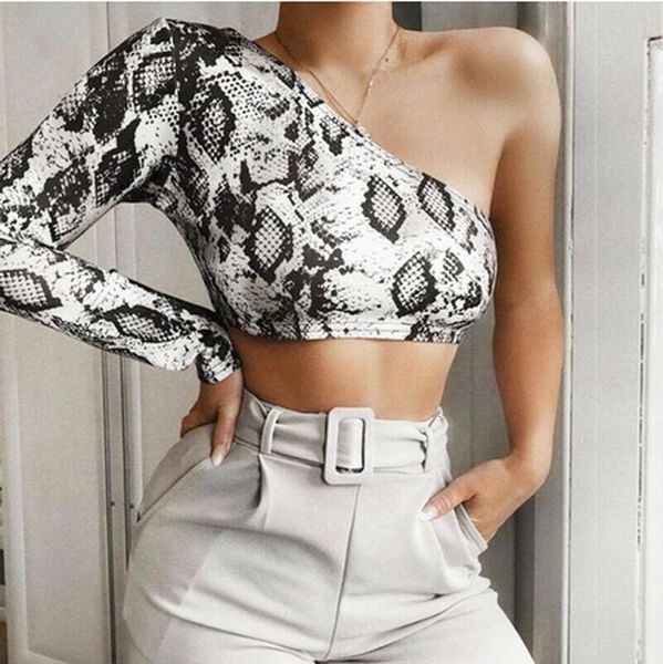 new fashion women one shoulder women basic tees cropped slim tank clubwear outfits 3 colors, White
new fashion women one shoulder women basic tees cropped slim tank clubwear outfits 3 colors, White