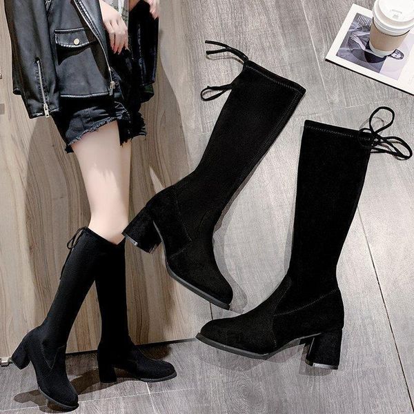 boots long women 2021 suede round head stretch high platform plus velvet shoes thigh ed-081, Black
boots long women 2021 suede round head stretch high platform plus velvet shoes thigh ed-081, Black