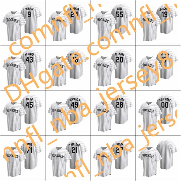 colorado rockies #27 trevor story 19 charlie blackmon 28 nolan arenado men women youth custom white replica home jersey, Blue;black
colorado rockies #27 trevor story 19 charlie blackmon 28 nolan arenado men women youth custom white replica home jersey, Blue;black