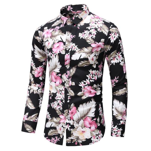 multiple colors men slim flower printed casual shirt autumn male holiday party long sleeve dress shirts camisa masculina 6xl 7xl, White;black
multiple colors men slim flower printed casual shirt autumn male holiday party long sleeve dress shirts camisa masculina 6xl 7xl, White;black