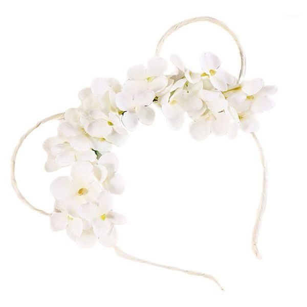 kids girls cartoon bear ears headband artificial flower cosplay fairy hair hoop 449f1, Slivery;white
kids girls cartoon bear ears headband artificial flower cosplay fairy hair hoop 449f1, Slivery;white