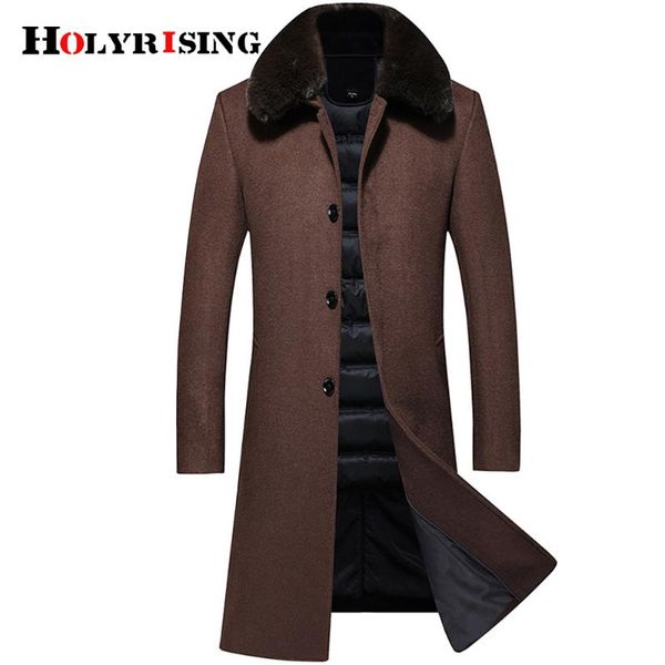 men's wool & blends men coat winter big fur collar lining 90% down m-5xl windbreaker outwear mens coats jackets 19457, Black
men's wool & blends men coat winter big fur collar lining 90% down m-5xl windbreaker outwear mens coats jackets 19457, Black
