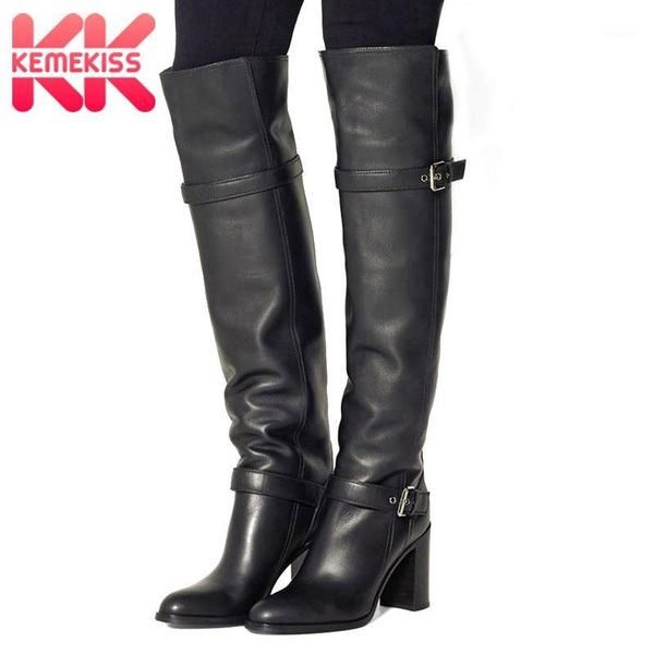 boots kemekiss real leather over the knee high for women winter warm shoes black thick heel buckle footwear size 31-431
boots kemekiss real leather over the knee high for women winter warm shoes black thick heel buckle footwear size 31-431