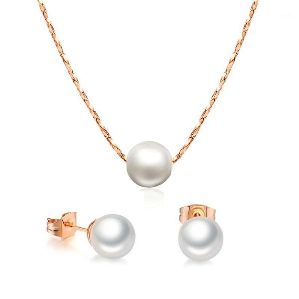 style wedding jewelry sets for women imitation pearl rose gold color earring & necklace fashion jewelry christmas day s3581, Silver
style wedding jewelry sets for women imitation pearl rose gold color earring & necklace fashion jewelry christmas day s3581, Silver