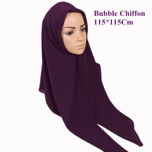 115*115cm plain square bubble chiffon instant hijab shawl lady summer beach scarves and wraps headband foulards muslim sjaal y201007, Blue;gray
115*115cm plain square bubble chiffon instant hijab shawl lady summer beach scarves and wraps headband foulards muslim sjaal y201007, Blue;gray