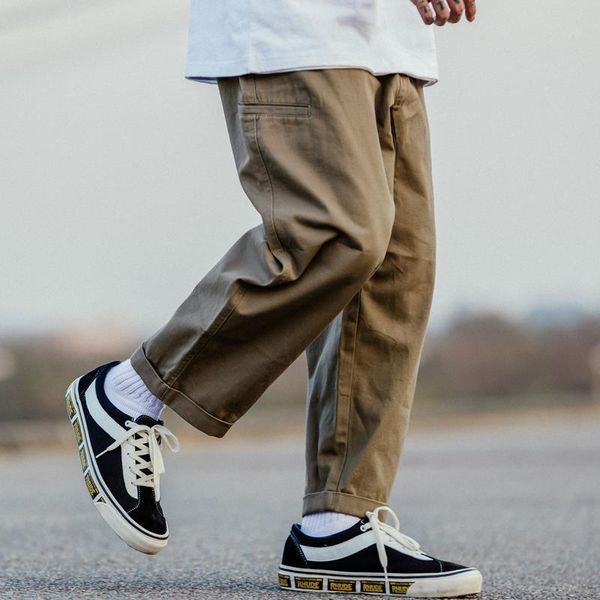 loose-fit belt cropped pants men casual loose straight basic canvas trousers mens wide-leg ankle-length cargo pants, Black
loose-fit belt cropped pants men casual loose straight basic canvas trousers mens wide-leg ankle-length cargo pants, Black