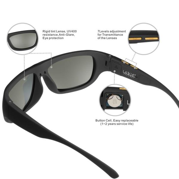 with variable electronic tint driving sunglasses control travelling men fishing for new polarized lens smart aoxjh, White;black
with variable electronic tint driving sunglasses control travelling men fishing for new polarized lens smart aoxjh, White;black