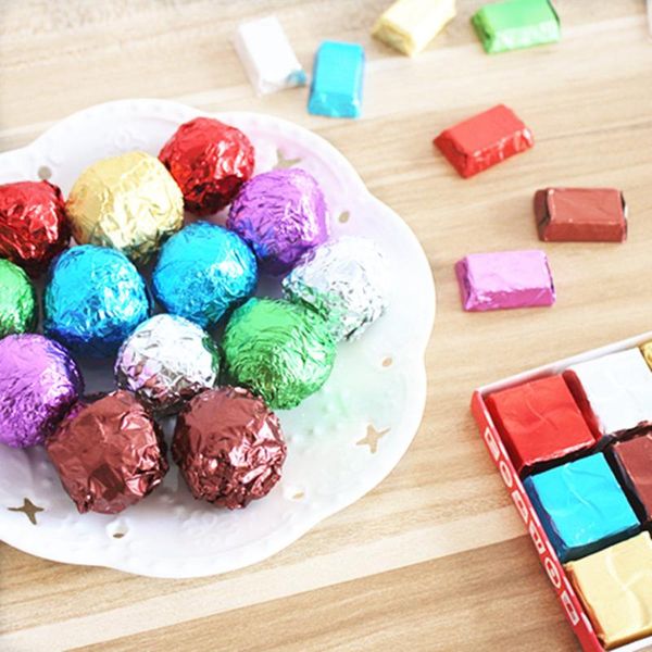 100pcs diy aluminum foils paper chocolate candy packaging 10 colors weddingparty birthday wrapper foil paper sticker
100pcs diy aluminum foils paper chocolate candy packaging 10 colors weddingparty birthday wrapper foil paper sticker