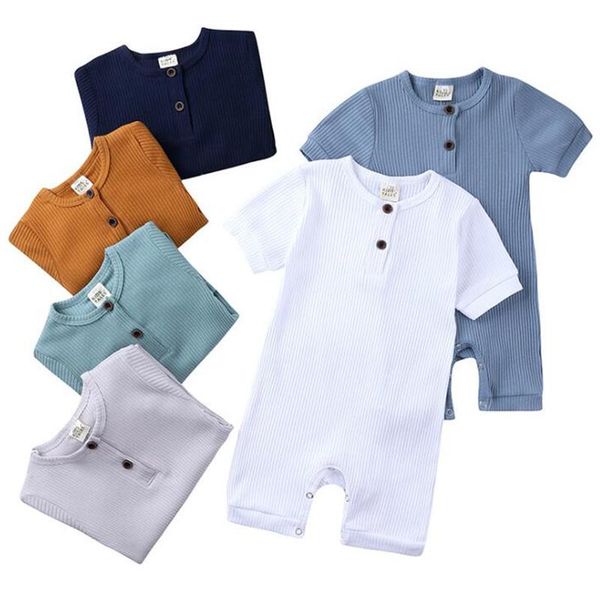 new summer 2021 infant baby boys girls rompers clothing pure color kids boy girl short sleeve rompers clothes, White
new summer 2021 infant baby boys girls rompers clothing pure color kids boy girl short sleeve rompers clothes, White