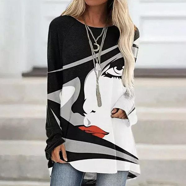 2020 new arrival women casual long sleeve t-shirt abstract face print t-shirt autumn fashion elegant tee shirt 18 colors, White
2020 new arrival women casual long sleeve t-shirt abstract face print t-shirt autumn fashion elegant tee shirt 18 colors, White