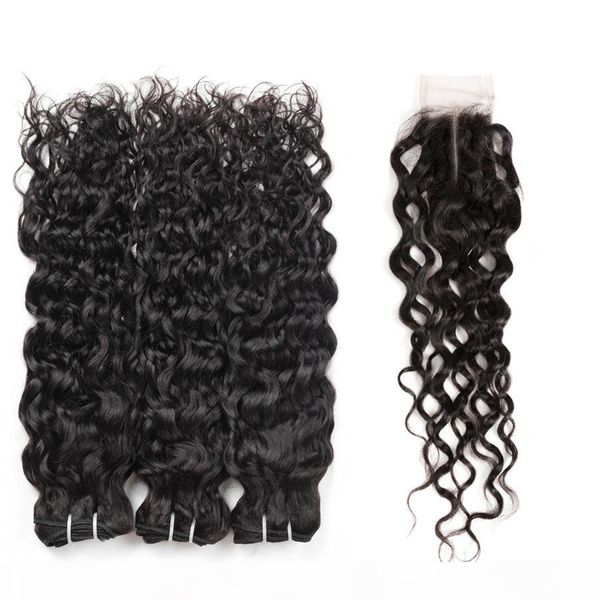ishow brazilian water wave bundles 3pcs with 2*4 closure natural black human bundles with closure wholesale brazilian hair weave bundles 
ishow brazilian water wave bundles 3pcs with 2*4 closure natural black human bundles with closure wholesale brazilian hair weave bundles