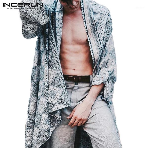 men's trench coats incerun men long sleeve ethnic style printed retro vacation cardigan leisure streetwear cloak jackets 20211, Tan;black
men's trench coats incerun men long sleeve ethnic style printed retro vacation cardigan leisure streetwear cloak jackets 20211, Tan;black