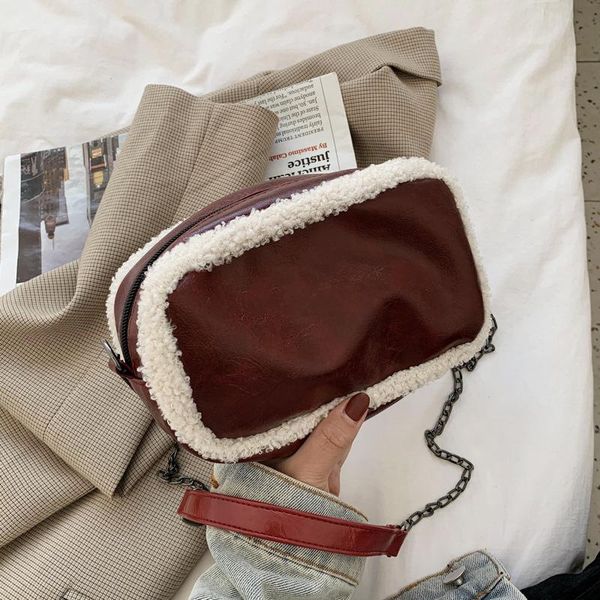 new style of winter 2020 lamb hair chain large capacity bag single shoulder diagonal messenger small square hair crossbody bag
new style of winter 2020 lamb hair chain large capacity bag single shoulder diagonal messenger small square hair crossbody bag