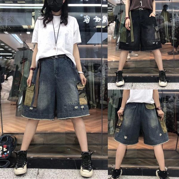 women shorts new large size loose denim shorts high waist thin cowboy short pants baggy japanese style wide leg short jeans1, White;black
women shorts new large size loose denim shorts high waist thin cowboy short pants baggy japanese style wide leg short jeans1, White;black