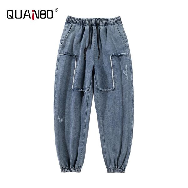 oversize 5xl men hip hop designer for jeans 2021 new men's elastic waist harem ankle lenght pants blus loose vintage jeans, Blue
oversize 5xl men hip hop designer for jeans 2021 new men's elastic waist harem ankle lenght pants blus loose vintage jeans, Blue