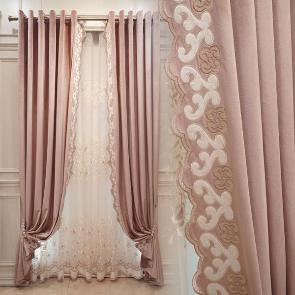 curtain & drapes custom curtains luxury living room princess pink french warm velvet simple solid panel cloth blackout tulle b143
curtain & drapes custom curtains luxury living room princess pink french warm velvet simple solid panel cloth blackout tulle b143