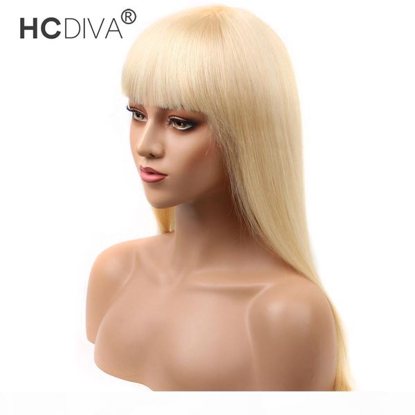 613 blonde bang human hair wigs brazilian virgin remy straight weave 10-28 inch pre plucked full machine made lace front wigs 150%, Black;brown
613 blonde bang human hair wigs brazilian virgin remy straight weave 10-28 inch pre plucked full machine made lace front wigs 150%, Black;brown
