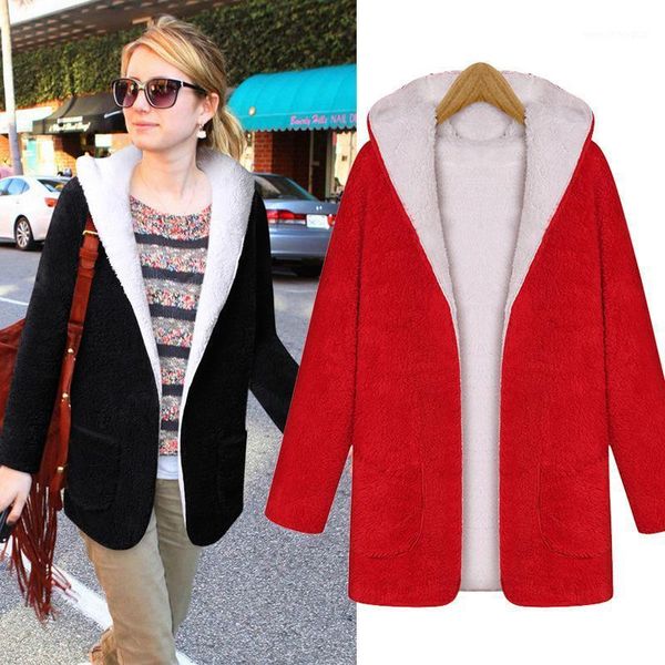 women's jackets zoulv 2021 fashion style double-sided plush hooded warm and windproof long-sleeved jacket woman jacket1, Black;brown
women's jackets zoulv 2021 fashion style double-sided plush hooded warm and windproof long-sleeved jacket woman jacket1, Black;brown