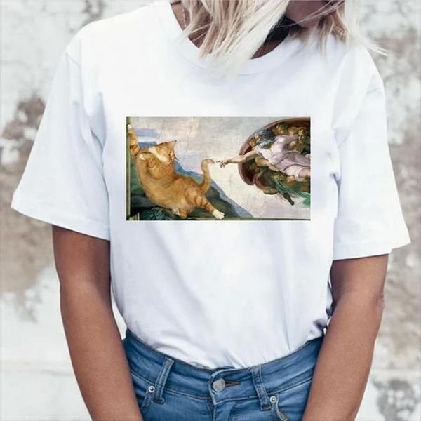 funny muscle cat print t shirt women short sleeve o neck loose tshirt women tee shirt female clothes camisetas mujer, White
funny muscle cat print t shirt women short sleeve o neck loose tshirt women tee shirt female clothes camisetas mujer, White