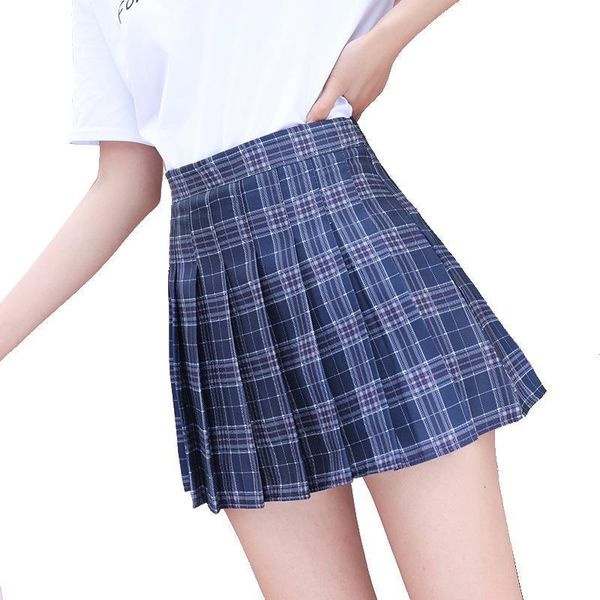 xs-2xl xadrez verão saia feminina 2020 cintura alta costura estudante plissado saias feminino bonito doce meninas dança mini sai, Black
xs-2xl xadrez verão saia feminina 2020 cintura alta costura estudante plissado saias feminino bonito doce meninas dança mini sai, Black