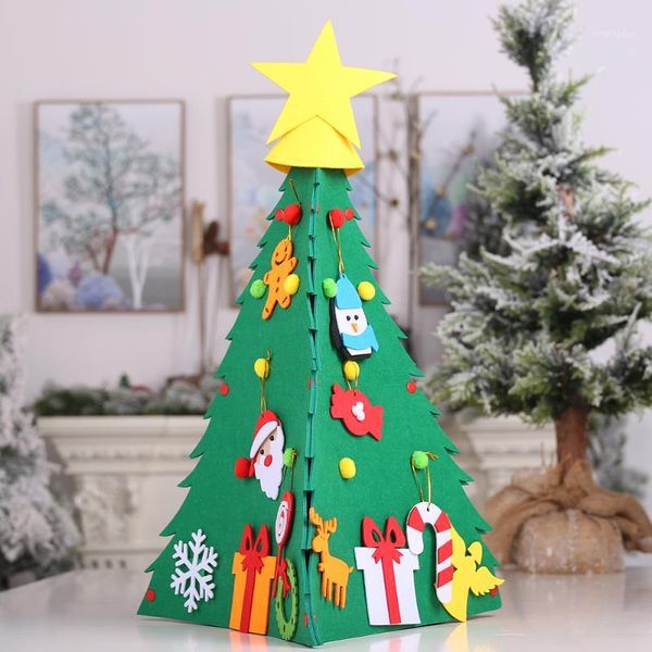 christmas decorations 3d diy tree kids year gift toys three sides felt for home year's decor1
christmas decorations 3d diy tree kids year gift toys three sides felt for home year's decor1