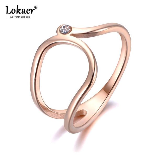 cluster rings lokaer simple design cz crystal anniversary jewelry for women girls rose gold color stainless steel diy accessories r19021, Golden;silver
cluster rings lokaer simple design cz crystal anniversary jewelry for women girls rose gold color stainless steel diy accessories r19021, Golden;silver