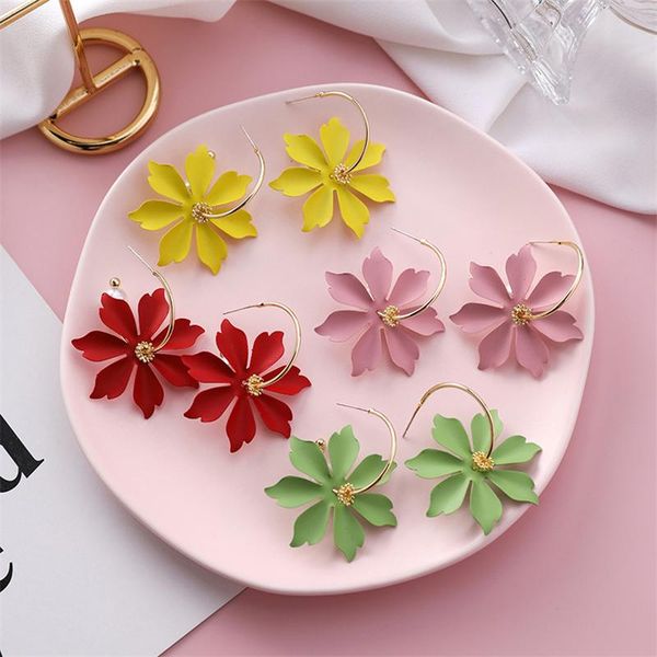 hoop & huggie vivilady cute colorful flowers dangle women earrings piercing delicate prevent allergy holiday jewelry, Golden;silver
hoop & huggie vivilady cute colorful flowers dangle women earrings piercing delicate prevent allergy holiday jewelry, Golden;silver