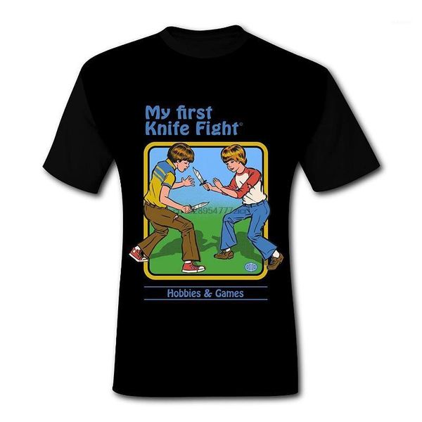 g.8.d men's cool my first knife fight 3d printed short sleeve t-shirts tees1, White;black
g.8.d men's cool my first knife fight 3d printed short sleeve t-shirts tees1, White;black