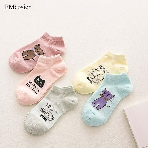 socks & hosiery 10pairs funny women invisble cotton cartoon cat breathable no show boat for ladies pink calcetines invisibles de mujer, Black;white
socks & hosiery 10pairs funny women invisble cotton cartoon cat breathable no show boat for ladies pink calcetines invisibles de mujer, Black;white
