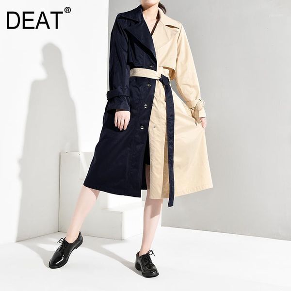 deat 2019 new autumn and witner turn-down collar full sleeves contrast colors high waist belts windbreaker female jacket wj202041, Tan;black
deat 2019 new autumn and witner turn-down collar full sleeves contrast colors high waist belts windbreaker female jacket wj202041, Tan;black
