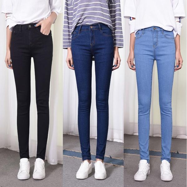 women's jeans women causal high waist denim pencil pants 2021 spring summer vintage solid stretch skinny plus size1, Blue
women's jeans women causal high waist denim pencil pants 2021 spring summer vintage solid stretch skinny plus size1, Blue