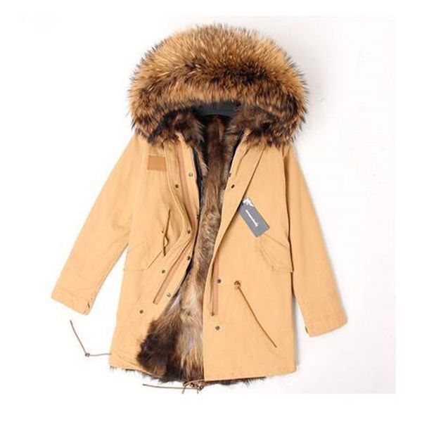brand winter jacket women long fox coat female warm jackets natural raccoon collar real fur lined parka 201027, Black
brand winter jacket women long fox coat female warm jackets natural raccoon collar real fur lined parka 201027, Black