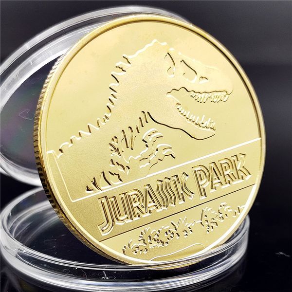 10pcs non magnetic jurassic park dinosaur gold plated coin commemorative coins collection birthday christmas business gifts
10pcs non magnetic jurassic park dinosaur gold plated coin commemorative coins collection birthday christmas business gifts