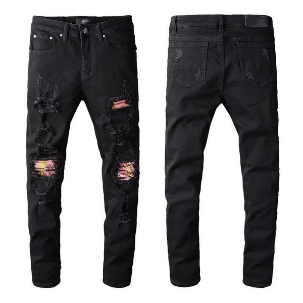 new mens distressed ripped biker jeans slim fit motorcycle biker denim for men fashion hip hop mens jeans good quality, Blue
new mens distressed ripped biker jeans slim fit motorcycle biker denim for men fashion hip hop mens jeans good quality, Blue