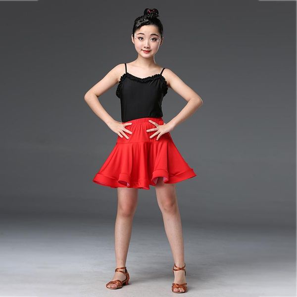 stage wear latin dance dress for girls kids costume cha children salsa skirt red, Black;red
stage wear latin dance dress for girls kids costume cha children salsa skirt red, Black;red