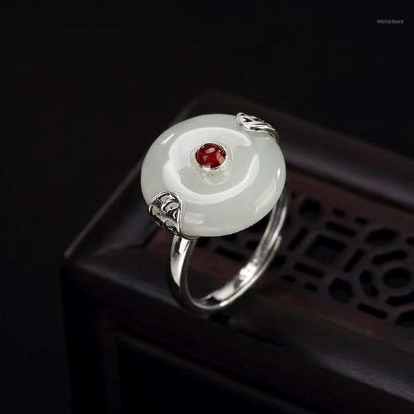 cluster rings silver 925 ring jewelry woman sterling natural hetian jade and white safety buckle opening adjustable costume1, Golden;silver
cluster rings silver 925 ring jewelry woman sterling natural hetian jade and white safety buckle opening adjustable costume1, Golden;silver