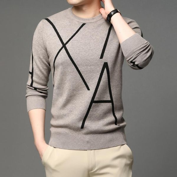 men's sweaters 2021 fashion brand knit high end designer winter wool pullover black sweater for man cool autum casual jumper mens cloth, White;black
men's sweaters 2021 fashion brand knit high end designer winter wool pullover black sweater for man cool autum casual jumper mens cloth, White;black