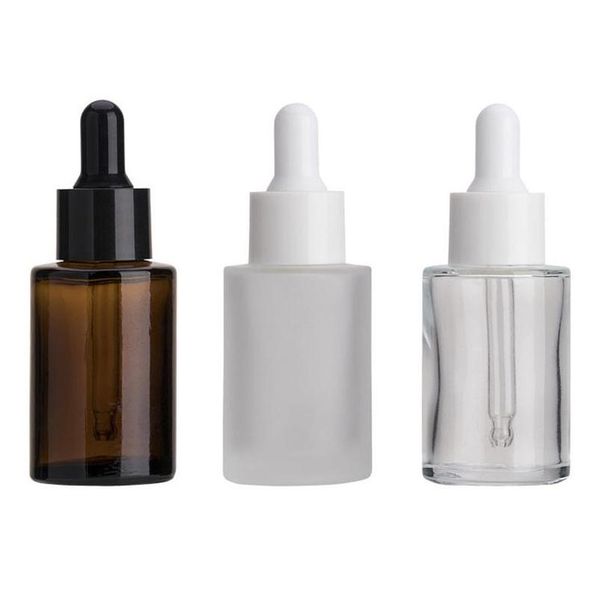 30ml glass bottle flat shoulder frosted/transparent/amber glass round essential oil serum bottle with glass dropper cos jllrza soif
30ml glass bottle flat shoulder frosted/transparent/amber glass round essential oil serum bottle with glass dropper cos jllrza soif