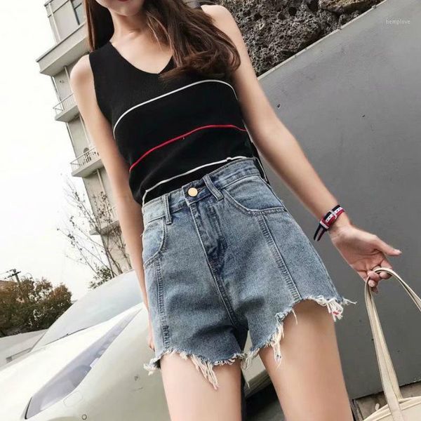 denim super short blue women's trend korean 2020 summer high waist loose comfortable show thin outside wear wide leg pants1
denim super short blue women's trend korean 2020 summer high waist loose comfortable show thin outside wear wide leg pants1