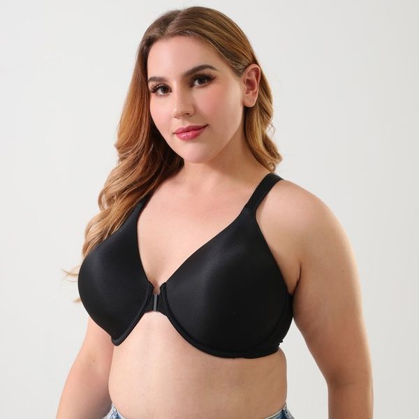 plus size front closure bra seamless underwire thin large cup e f big chest gathering and shaping underwear women bra wide strap, Red;black
plus size front closure bra seamless underwire thin large cup e f big chest gathering and shaping underwear women bra wide strap, Red;black