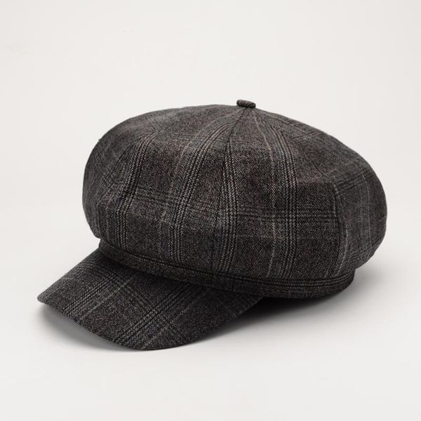 кокк мода плед восьмиугольная шляпа женщин осень случайный береты решетка новость бобышей шляпа женские козырьки кепки высокого качества рет, Blue;gray 
кокк мода плед восьмиугольная шляпа женщин осень случайный береты решетка новость бобышей шляпа женские козырьки кепки высокого качества рет, Blue;gray