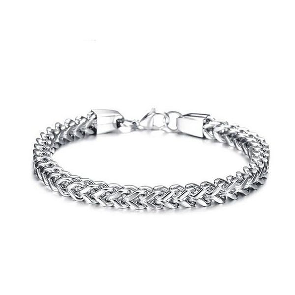 link, chain men bracelet stainless steel charm gold friendship bracelets for man rock on hand gifts male accessories, Black
link, chain men bracelet stainless steel charm gold friendship bracelets for man rock on hand gifts male accessories, Black