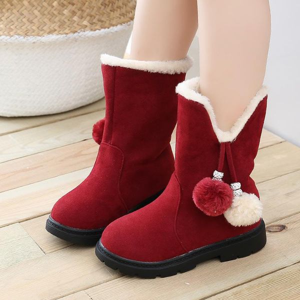 boots girls fashion 2021 winter cotton-padded long warm plush kids sneakers suede snow for 26-37, Black;grey
boots girls fashion 2021 winter cotton-padded long warm plush kids sneakers suede snow for 26-37, Black;grey