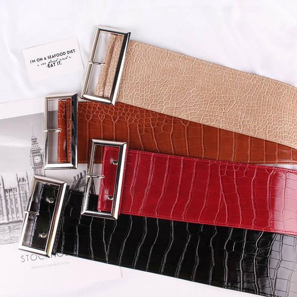 crocodile pattern decorate pin buckle 9.5cm width belt fashion woman belts1, Black;brown
crocodile pattern decorate pin buckle 9.5cm width belt fashion woman belts1, Black;brown